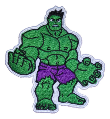 Parche Aplique Bordado Kit Hulk
