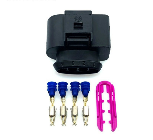 Imagem 2 de 7 de Conector Reparo Bobinas Audi R8 Gol Voyage Saveiro G4 G5