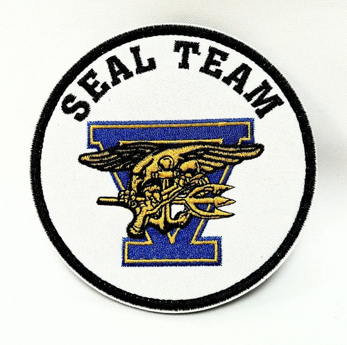 Parche Militar, Tela Velcro 10 Cm, Navy Seal Team 5