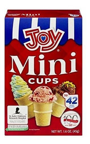 Joy Mini Cups Conos De Helado En Miniatura Para Niños, Postr