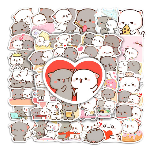 Stickers Peach And Goma Kawaii | Pegatinas Bubu And Dudu