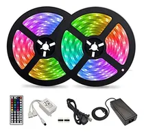 Comprar Tira De Luces Led De 65.6 Pies, Xyuan 5050 Rgb 600 Tira De L