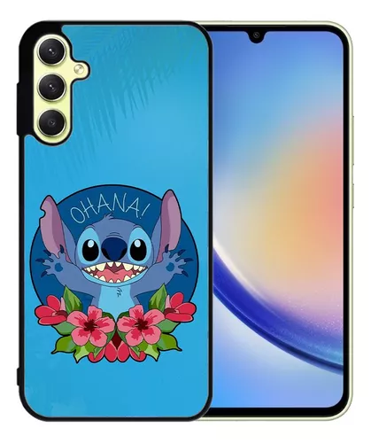 Funda para Samsung Galaxy A52S 5G Oficial de Disney Angel & Stitch Beso -  Lilo & Stitch