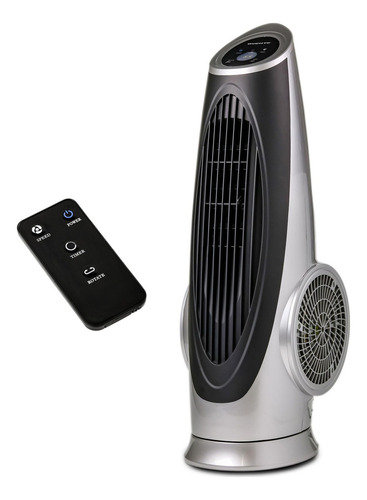 Ventilador De Torre Oscilante Con Control Remoto 30.5 Pulgad