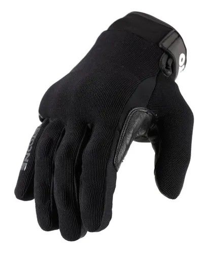 Jm Guantes Moto Invierno Windbreaker Nine To One Cuero Negro