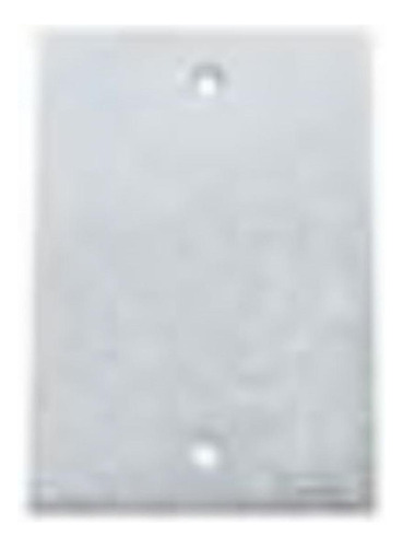 Placa Piso Aluminio Tramontina 4x2 Cega  56121/081