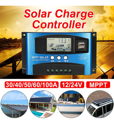 100a Mppt 40/50/60/100a Panel Solar Control De Carga Regulad