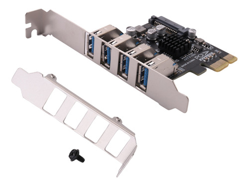 Tarjeta De Expansión Pci-e A Usb3.0, 4 Puertos, Chasis 2u/4u