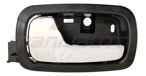 Manija Int Pontiac G5 2006-2009 Del Izq Negra/cromo