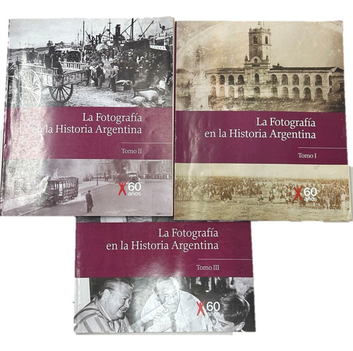 3 Libro Revistas Col La Fotografia En La Historia Arg Clarin (Usado)