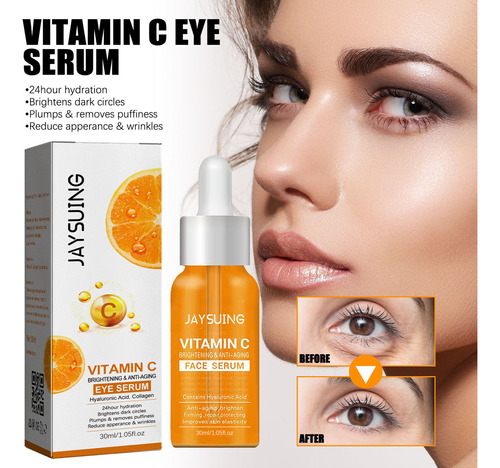 Generic VitaminC Serum For Face Eye for High Quality Brightening Skin DarkSpot Remover Reduce Wrinkle Almohadilla - Multicolor - Flores