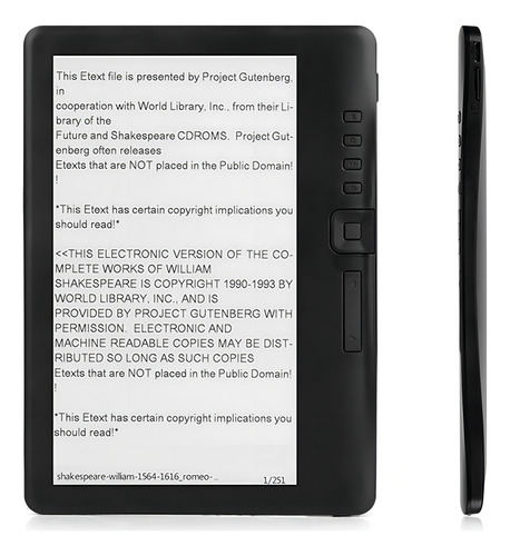 Lector De Libros Electrónicos Portátil Lector Electrónico Mu 16 gb