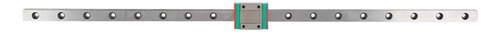 Bloco De Trilho Linear De 450 Mm, 1 Unidade, Guia Em Miniatu