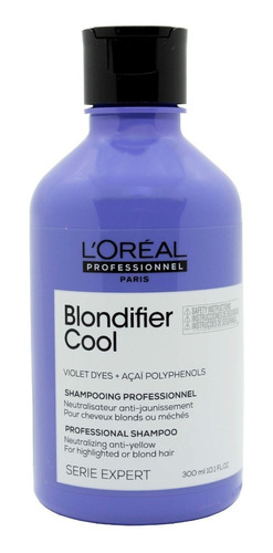 Loreal Blondifier Cool Shampoo Neutralizante 300ml Local