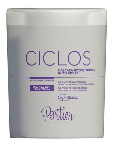 Máscara Btx Matizador Ciclos Portier 1kg