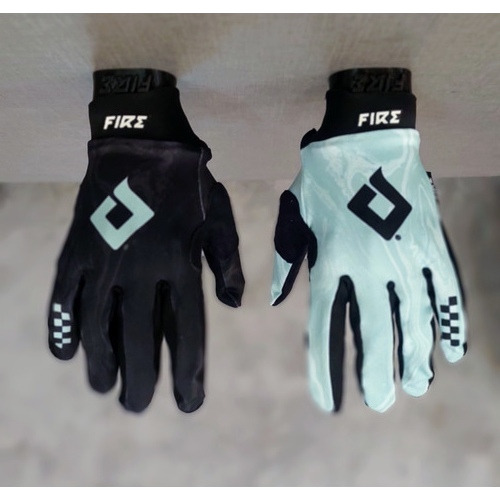 Guantes Mx Fire Acid Aqua Gloves - Atv- Allmotors Online-