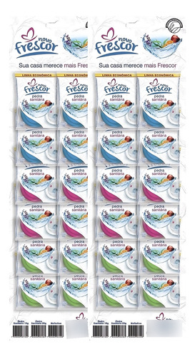 Kit 24 Pedra Vaso Sanitária Desodorizador Pastilha Banheiro