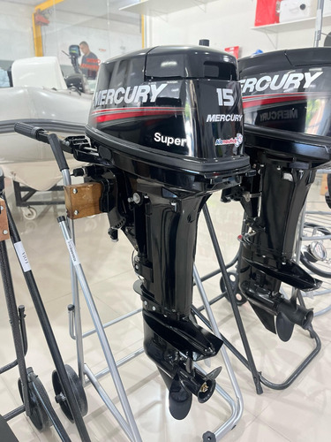 Motor Mercury 15hp 2 Tempos Comando Manual