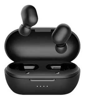 Audífonos in-ear gamer inalámbricos Haylou GT Series GT1 Pro negro con luz LED