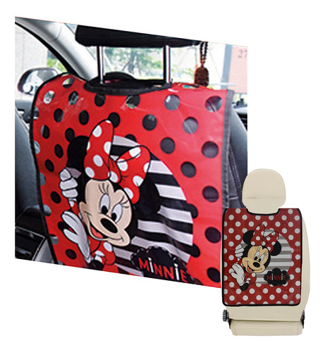 Imagen 2 de 5 de Protector Funda Respaldo Asiento Minnie