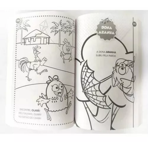 Livro Infantil 365 Desenhos Para Colorir Galinha Pintadinha