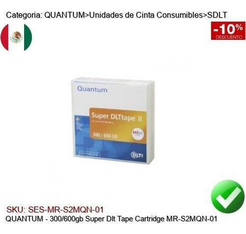 Imagen 1 de 1 de Quantum 300/600gb Super Dlt Cinta Respaldo Mr-s2mqn-01