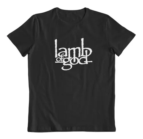 Camiseta Lamb Of God Logo Rock Metal