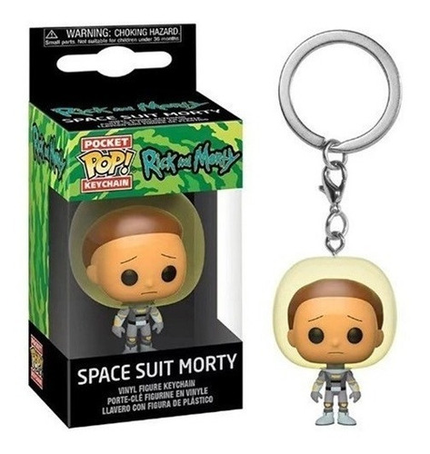 Imagen 3 de 5 de Funko Pop Llavero Rick Traje Espacial Clon Rick And Morty