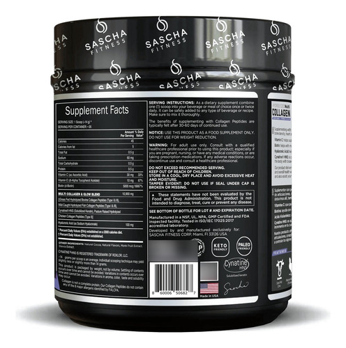 Sascha Fitness Multi Collagen Colageno - Chocolate