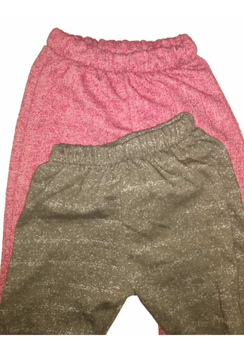 Pack X 2 Jogging Pantalon Pijama Bebe Niño 100% Algodon 