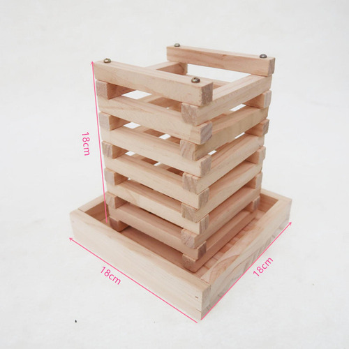 Alimentador De De Conejo De Madera, Contenedor De Plegable