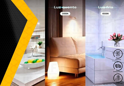 Imagem 4 de 6 de Kit 10 Spot 5w Led Direcionável Embutir Gesso Teto