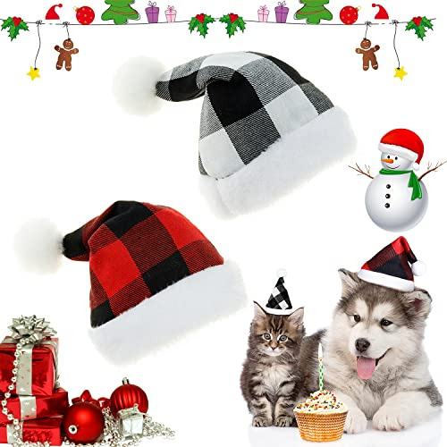 2 Piezas De Sombrero De Navidad Para Mascotas, Sombrero De P