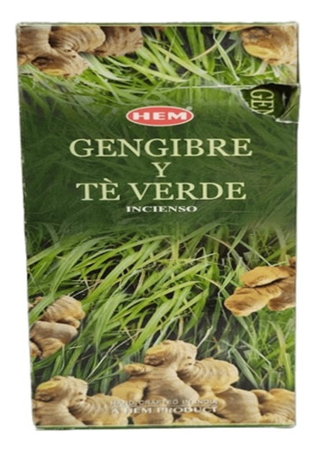 Incienso Gengibre Y Té Verde Hem Mayoreo 120  Aromas