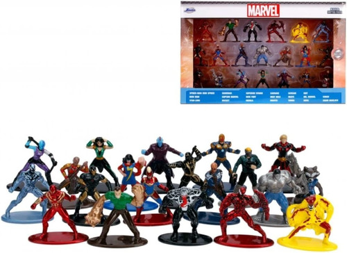 Nano Metalfigs Marvel 20-pack Wave 3, 1.65 Pulgadas