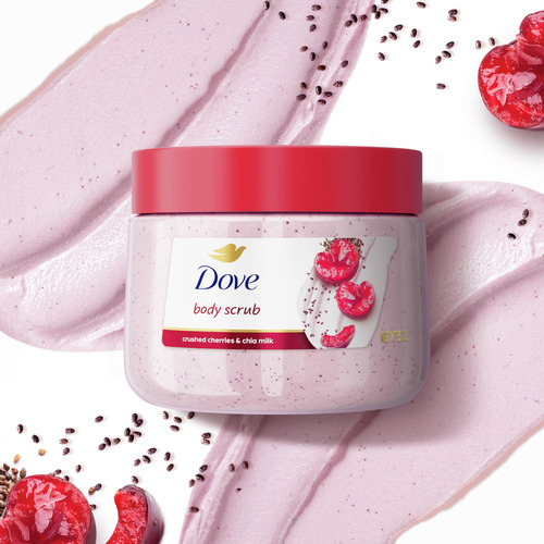 Exfoliante Corporal Dove Cherry & Chia Que Exfolia La Piel S