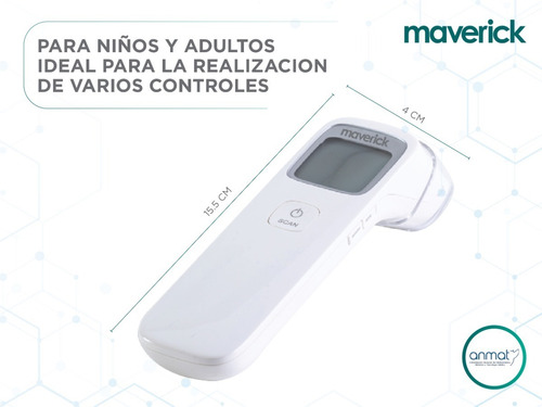 Kit Oximetro + Termometro Infrarrojo Maverick Envío Gratis