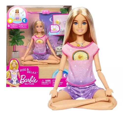 Boneca Articulada - Barbie Dia de Spa - Máscara Brilhante - Mattel