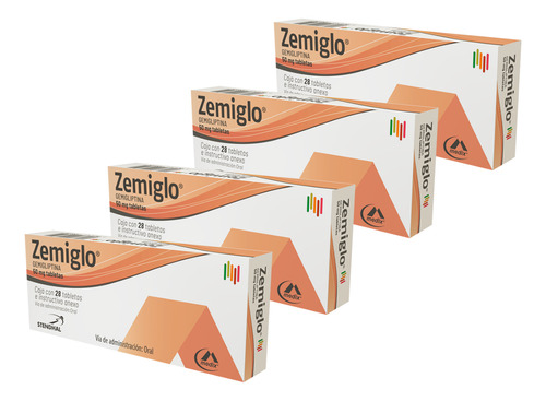 Zemiglo 50 Mg Tableta C28 Pack De 4