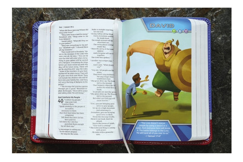 Holy Bible New International Version Super Heroes Backpack