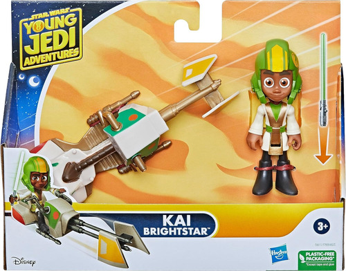 Star Wars Young Jedi Adventures - Kai Brightstar Con Speeder