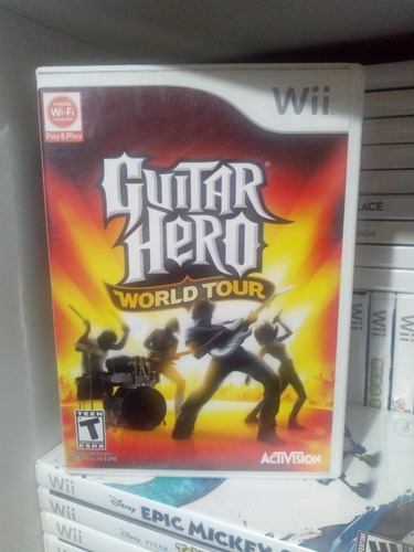 Juego Para Nintendo Wii Guitar Hero World Tour Wiiu Rockband