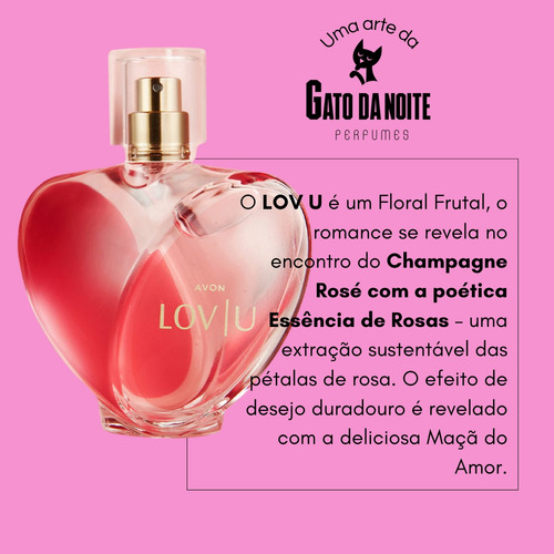 Kit 2 Perfumes Avon Lov U Original E Together 75ml