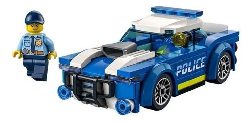 Bloques para armar Lego City Coche de policía 94 piezas  en  caja