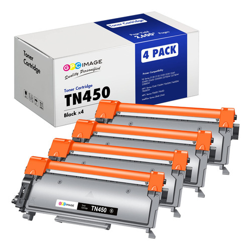 Gpc Image Cartucho De Tóner Compatible Con Brother Tn450 T.