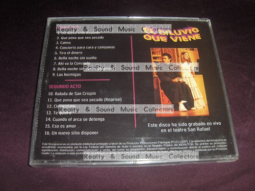 Jaime Camil En El Diluvio Que Viene Cd En Vivo Fabregas 2007 (Usado)