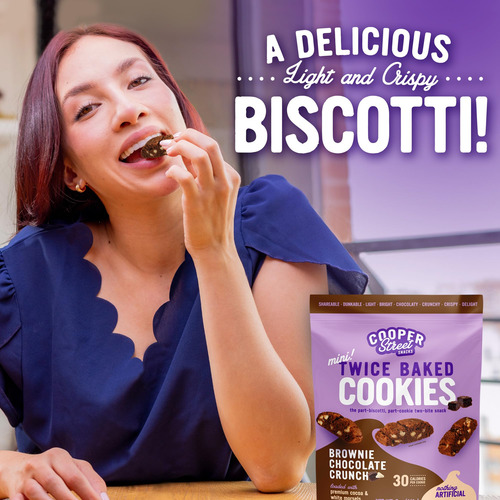 Galletas Italianas Biscotti Brownie Chocolate Crujiente 100g