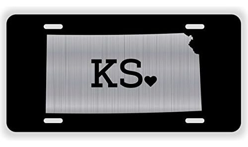 Jmm Industries Kansas State Love Ks Vanity - Placa De Metal 