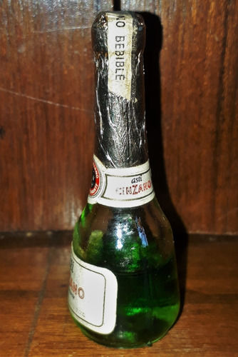 Botellita Infra Miniatura Asti Cinzano Vino Espumante 1975 (Usado)