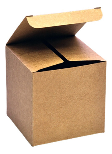 Caja Kraft 10 X 10 X 10 Cm Pack Por 10 Unidades